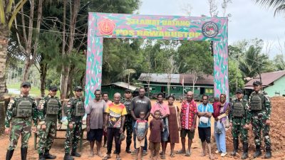 Danpos Rawa Bustop Letda Inf Suryo Nugroho, S.Tr.(Han) Gelar Kegiatan Baksos Pada HUT ke-80 TNI Tahun 2025